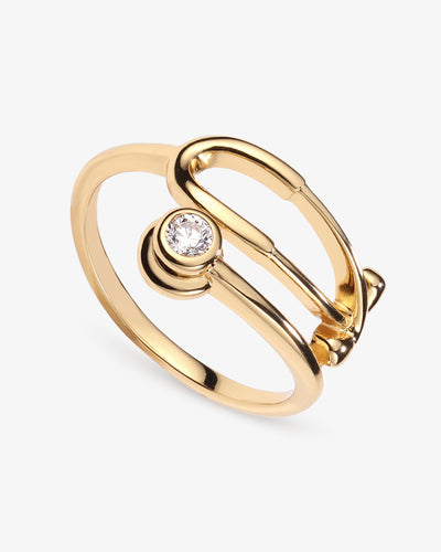 Stethoscope Diamond Ring